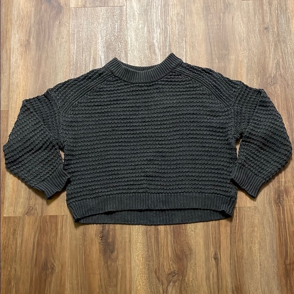 Universal Thread Women's Graphite Knit Sweater Si… - image 1